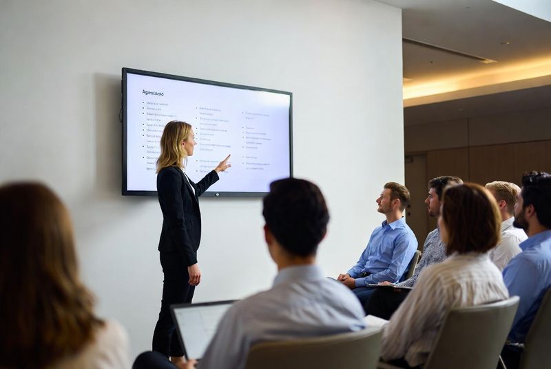Whiteboard mit Wandhalterung Dank des integrierten, leistungsstarken Elektromotors lässt sich die Bildschirmhöhe des Whitheboards stufenlos per Fernbedienung anpassen. Das sorgt für maximale Barrierefreiheit und eine optimale Sichtbarkeit, egal ob im Stehen präsentiert oder im Sitzen gearbeitet wird, dass Touch-Display ist fest und sicher auf der Wandhalterung flexibel.