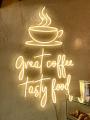 LED-Neon-Schild auf Acrylglas